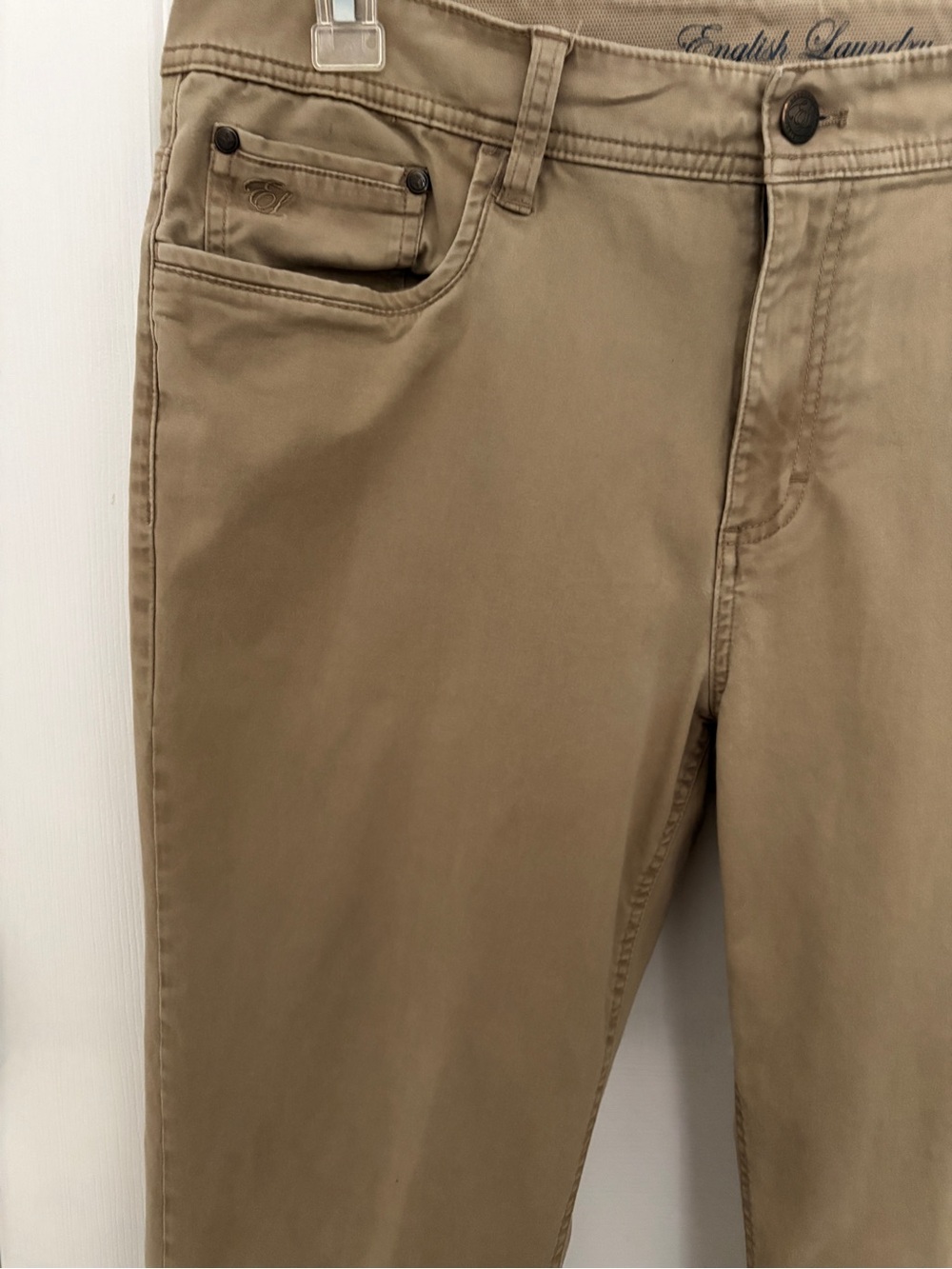 English Laundry Men's Chinos in Tan #0036 - Picture 8 of 10